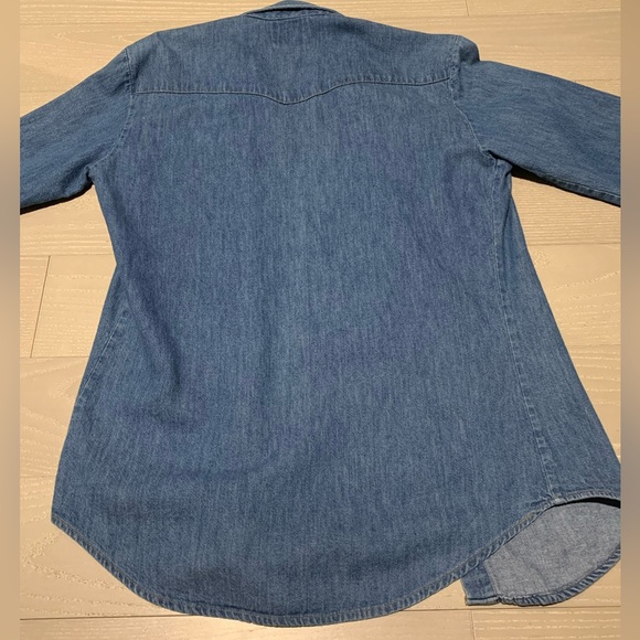 Rare Vintage Levi’s Women Small Denim Button Up Long Sleeve - Picture 14 of 14